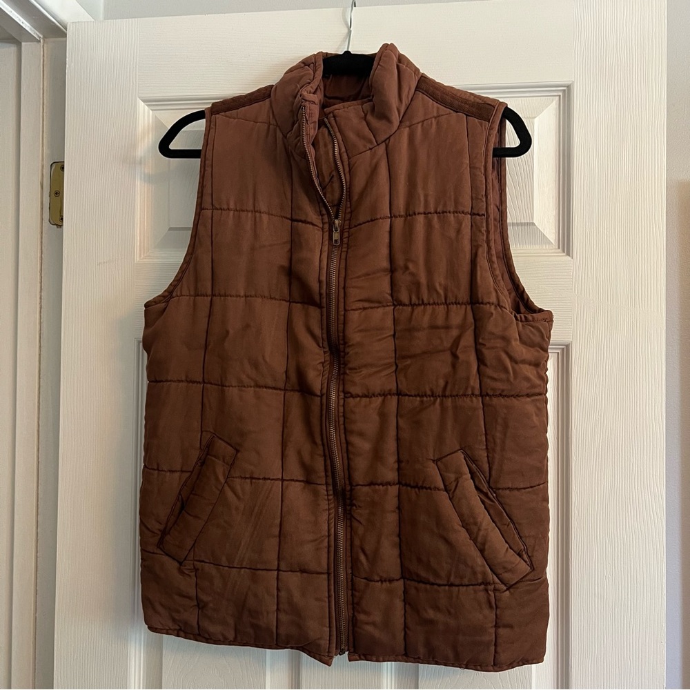 THREAD & SUPPLY Brown Vest